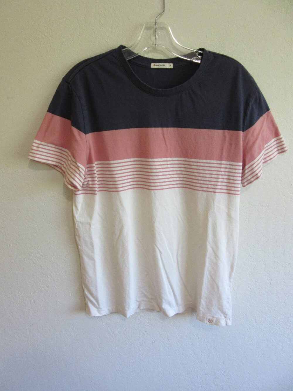 Marine Layer Colorblock Short Sleeve Shirt M